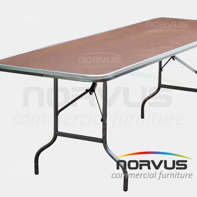 Mesa rectangular plegable 240x75  fibracel