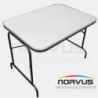 Mesa rectangular plegable 100x75 fibra de vidrio