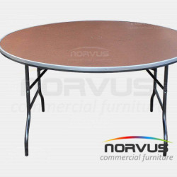 Mesa redonda plegable 150 fibracel
