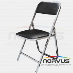  Pack - 5 mesas cuadrada fibra de vidrio y 50 sillas plegables cromadas