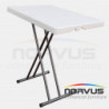 Mesa personal plegable 75x50 plastico inflado