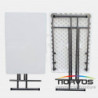  Mesa personal plegable 75x50 plastico inflado