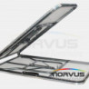  Mesa portafolio rectangular plegable 240x75 fibra de vidrio