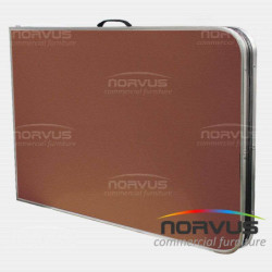 Mesa portafolio rectangular plegable 240x75 fibracel