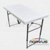 Mesa portafolio rectangular plegable 120x60 plastico inflado
