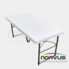  Mesa portafolio rectangular plegable 120x60 plastico inflado