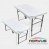  Mesa portafolio rectangular plegable 120x60 plastico inflado