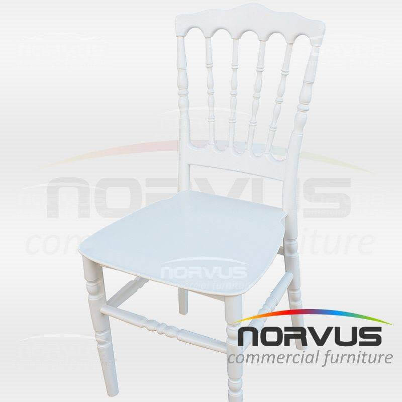 Silla Versalles de plastico blanco