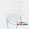 Silla Versalles de plastico blanco
