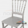  Silla Versalles de plastico plata