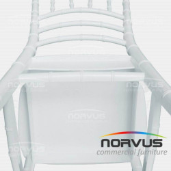  Silla Tifanny de plastico blanco
