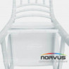  Silla Tifanny de plastico blanco