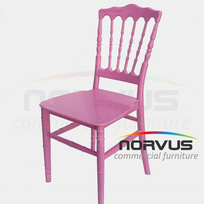 Silla Infantil Versalles de plastico rosa