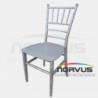 Silla Infantil Tiffany de plastico plata