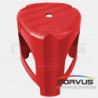 Banco de plastico Bary rojo