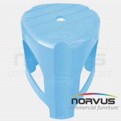 Banco de plastico Bary azul claro