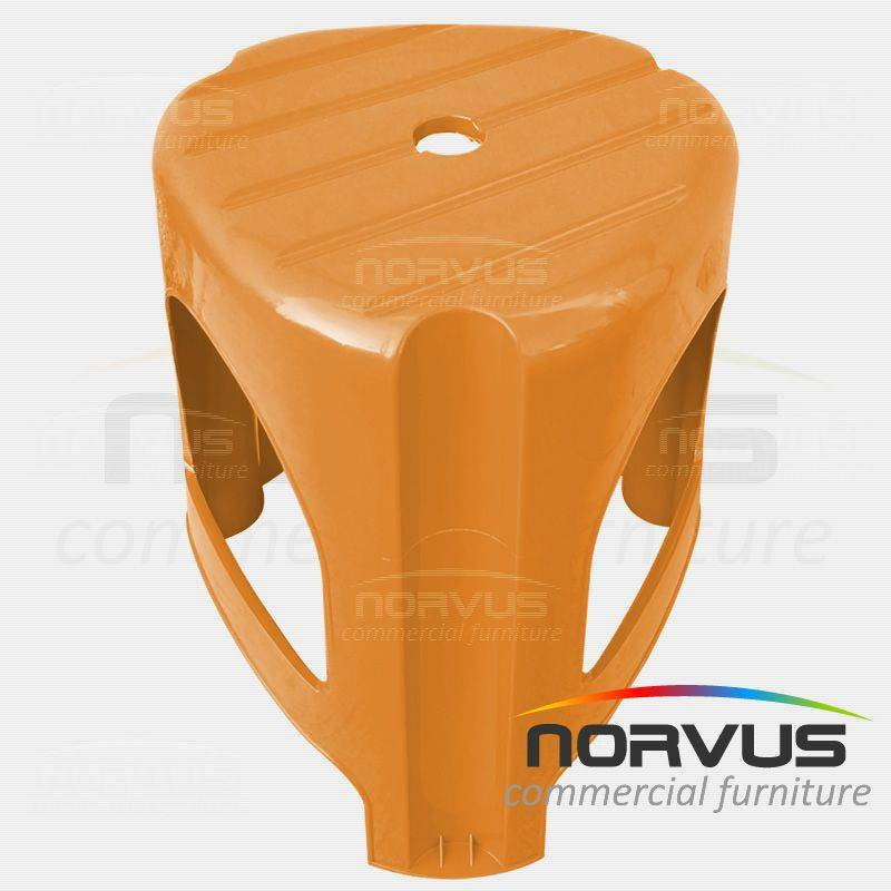 Banco de plastico Bary naranja
