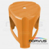 Banco de plastico Bary naranja