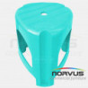 Banco de plastico Bary verde agua