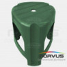 Banco de plastico Bary verde militar