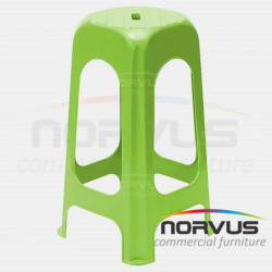 Banco alto de plastico Jumbo verde pistache
