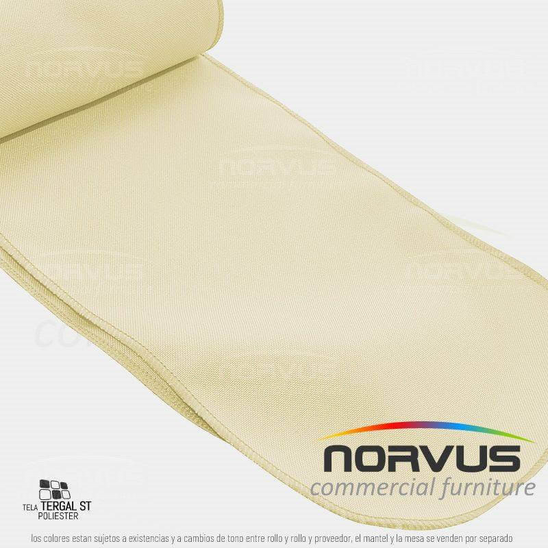 Liston para silla 250x15cm tela Tafetan caki/beige