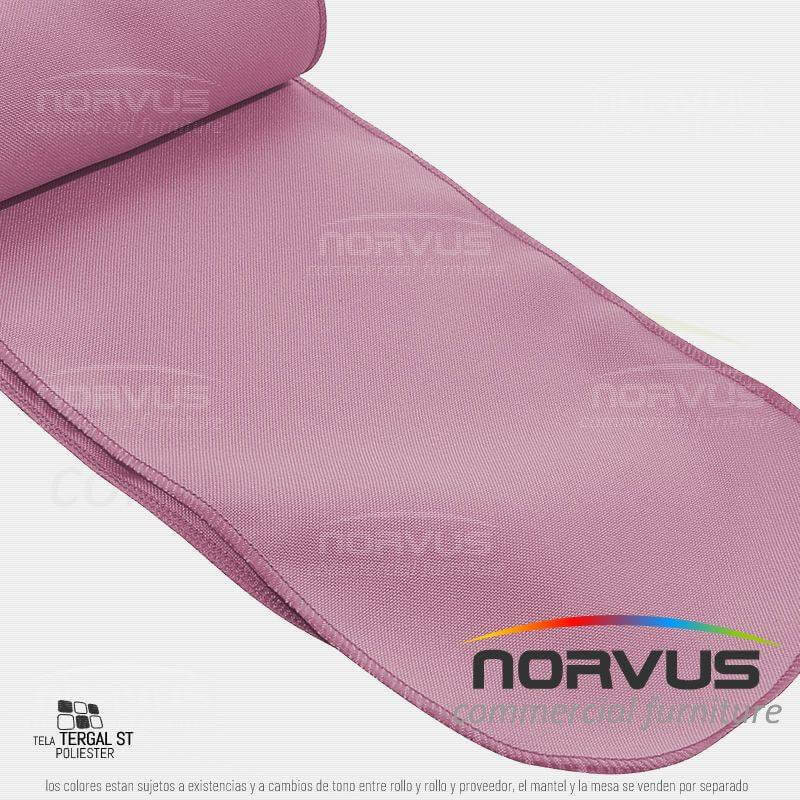 Liston para silla 250x15cm tela Tafetan palo de rosa