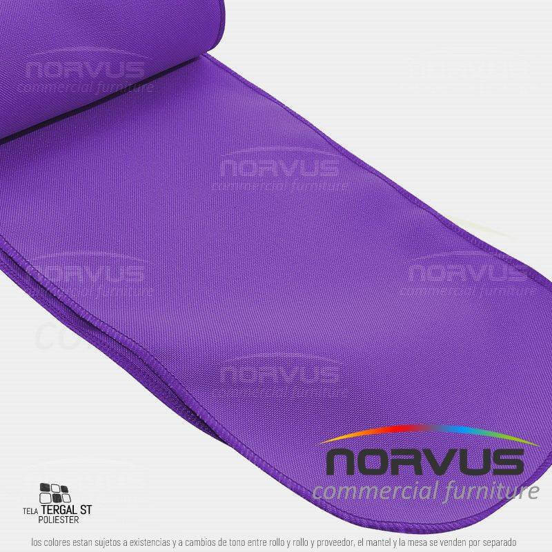 Liston para silla 250x15cm tela Tafetan morado