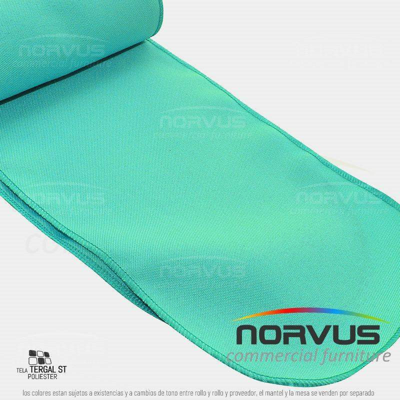 Liston para silla 250x15cm tela Tafetan menta