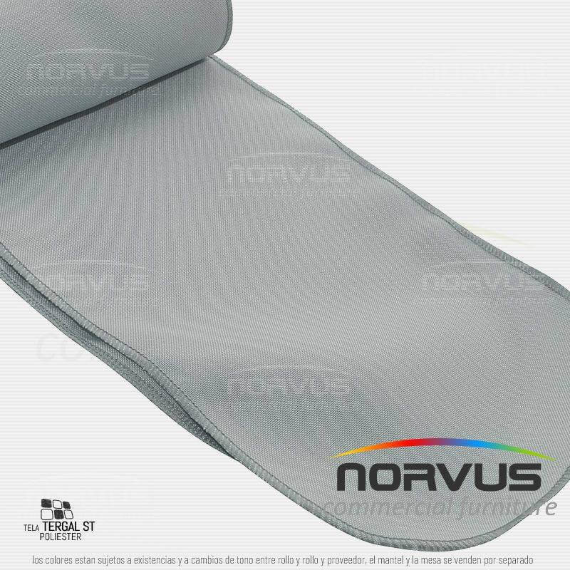 Liston para silla 250x15cm tela Tafetan gris