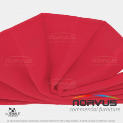 Servilleta 40x40cm tela Tafetan rojo