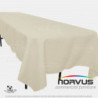 Mantel infantil rectangular 230x100cm tela Tafetan caki/beige