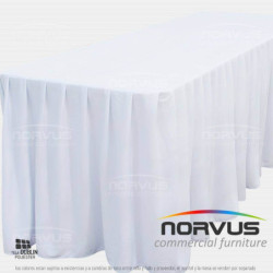 Bambalina rectangular Completa 240x75cm tela Dublin blanco