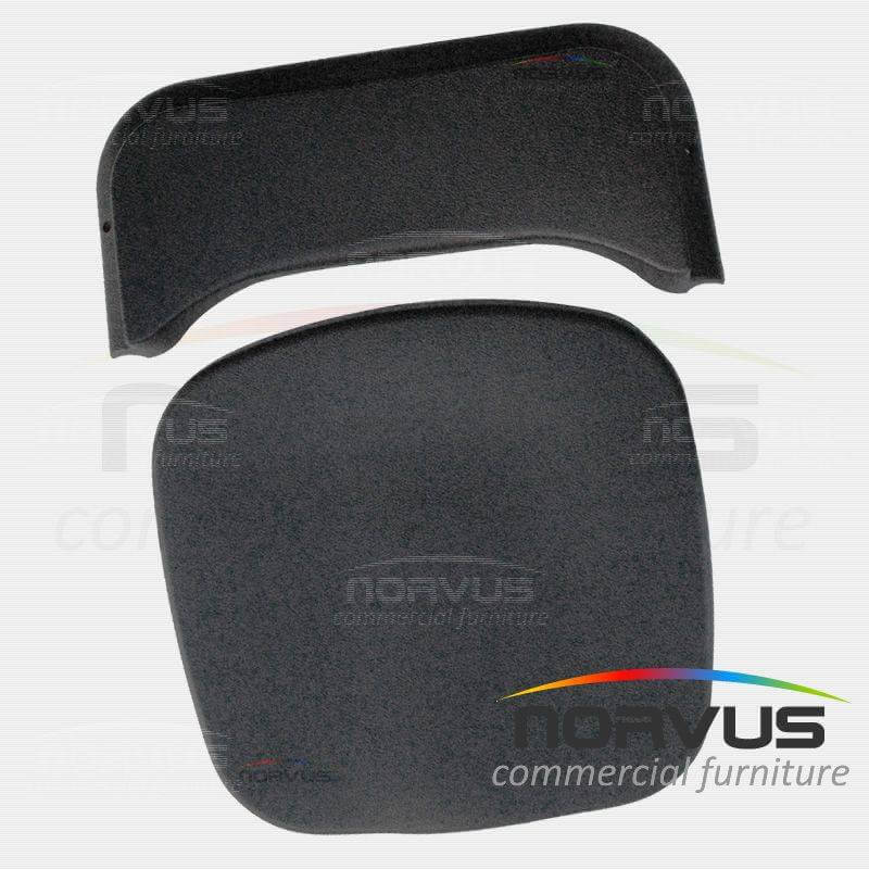 Juego de asiento y respaldo para silla plegable de plastico adulto