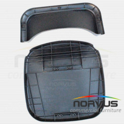  Juego de asiento y respaldo para silla plegable de plastico adulto