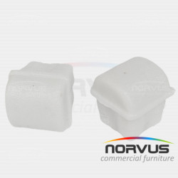 Regaton interno cuadrado 3/4 de plastico blanco
