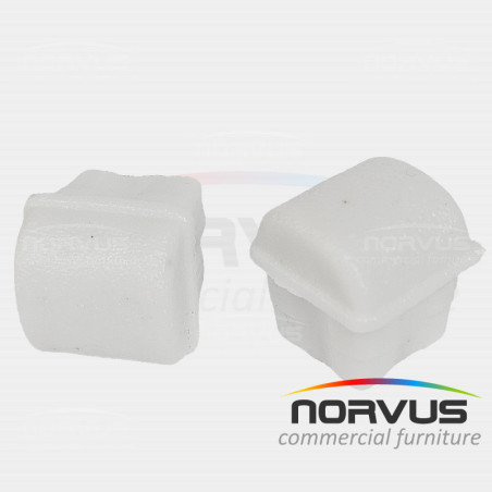 Regaton interno cuadrado 3/4 de plastico blanco