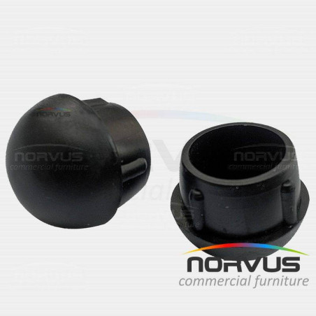 Regaton interno redondo 1 de plastico negro