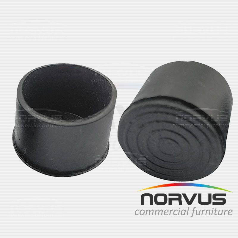 Regaton externo redondo 7/8 de plastico negro