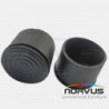 Regaton externo redondo 3/4 de plastico negro