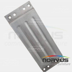 Corredera chica galvanizada para sillas plegables de plastico